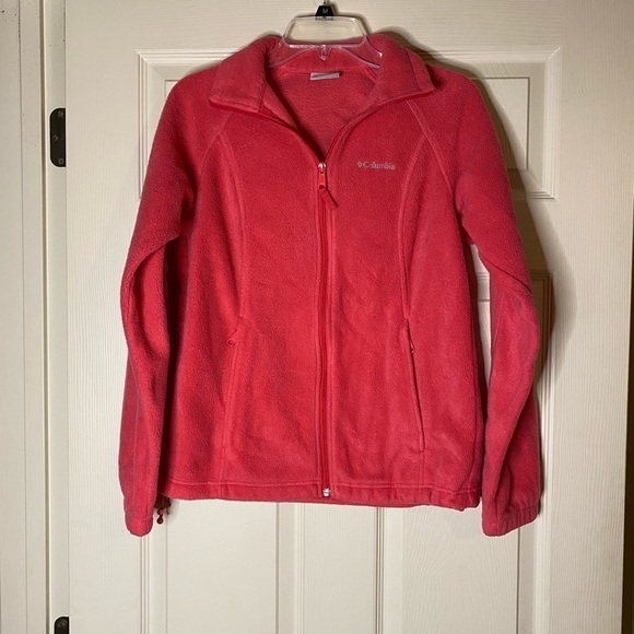 Columbia Women’s Zip-Up Fleece Jacket Barbie - Picture 2 of 7